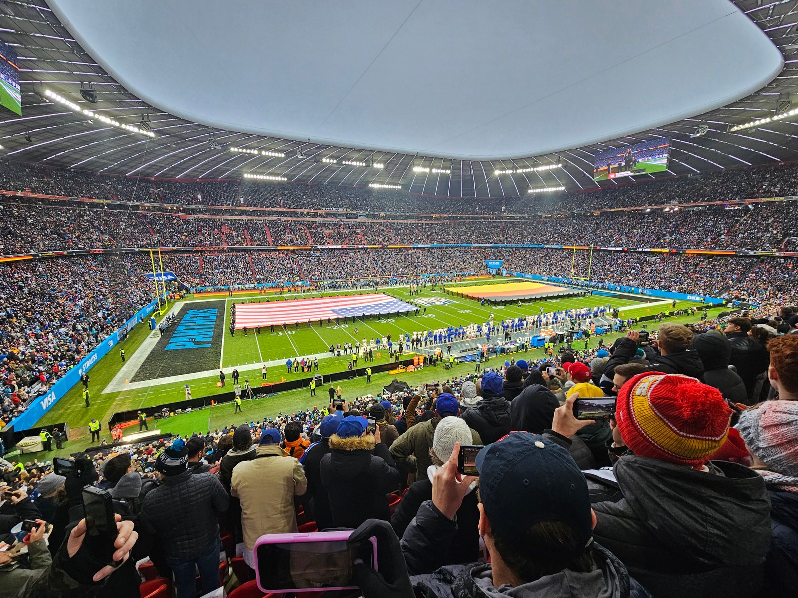 NFL-Spiel im voll besetzten Stadion in München